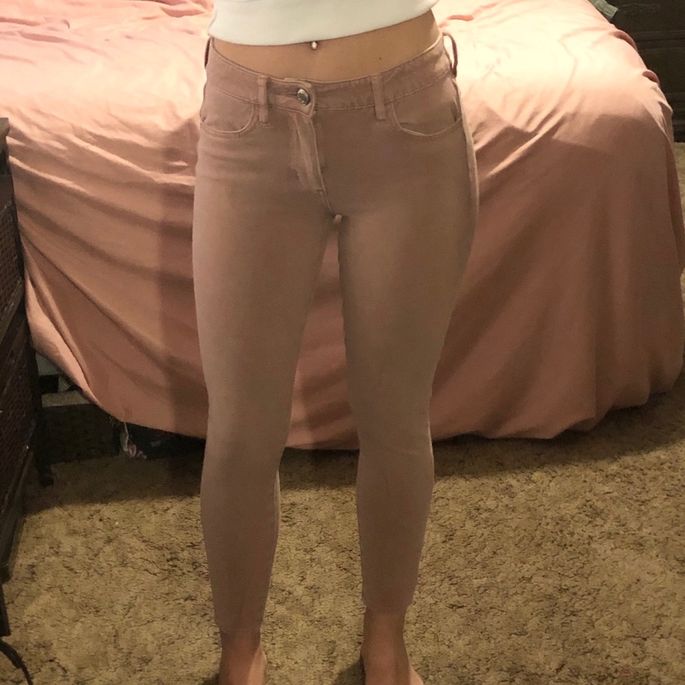 American Eagle Pink Jeggings